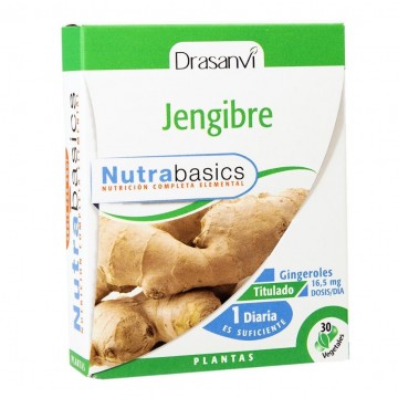 Nutrabasics Jengibre 30caps Drasanvi