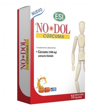 No Dol Curcuma Licaps SinGluten Vegan 10ud Trepat-Diet-Esi