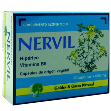 Nervil 600Mg 60caps Golden Green