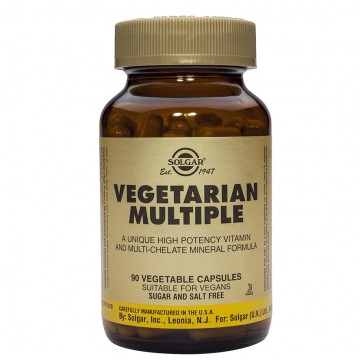 Multivitaminico SinGluten Vegan 90caps Solgar