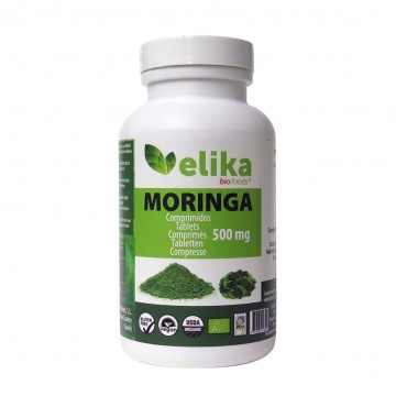 Moringa 500Mg SinGluten Vegan 120comp Elika Foods