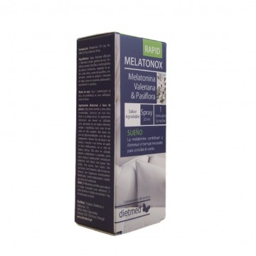 Melatonox Rapid Spray Melatonina Valeriana y Pasiflora 30ml Dietmed