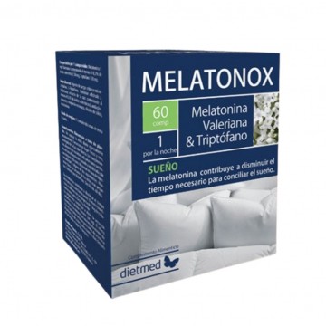 Melatonox Melatonina, Valeriana y Triptofano 60comp Dietmed