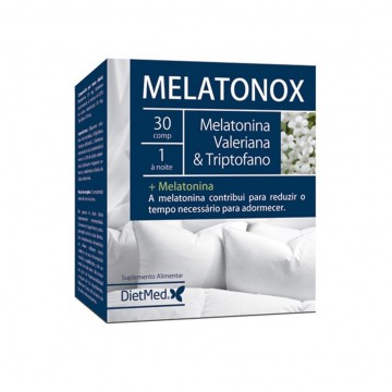 Melatonox Melatonina, Valeriana y Triptofano 30comp Dietmed