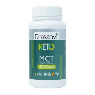 MCT Aceite de Coco 1000Mg SinGluten Vegan Keto 60caps Drasanvi