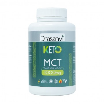 MCT Aceite de Coco 1000Mg SinGluten Vegan Keto 120caps Drasanvi