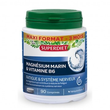 Magnesium Marine con Vitamina B6 90comp Super Diet