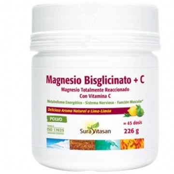 Magnesio Bisglicinato+C 226g Sura Vitasan