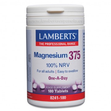 Magnesio 375Mg 180comp Lamberts