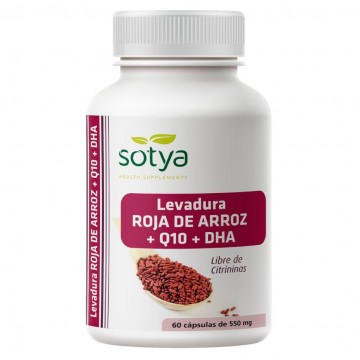 Levadura Roja de Arroz Q10 DHA 60caps 550mg Sotya