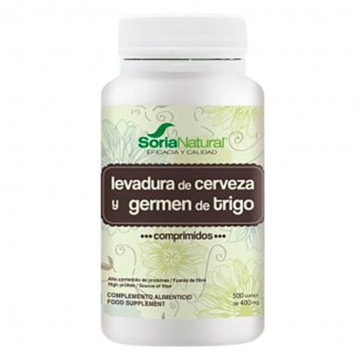 Levadura de Cerveza y Germen Trigo 500comp Soria Natural