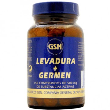 Levadura de Cerveza y Germen de Trigo 150comp G.S.N.