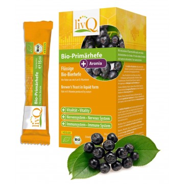 Levadura de Cerveza Liquida con Aronia Bio Vegan 14 Sticks LivQ