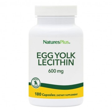 Lecitina de yema de huevo 600Mg SinGluten 180caps Nature'S Plus