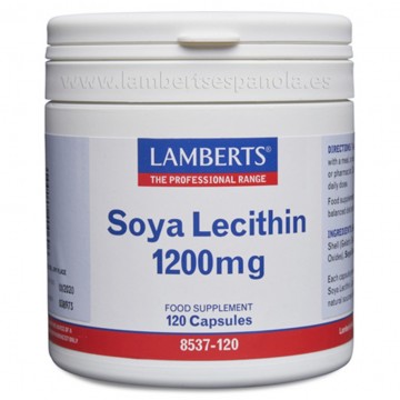 Lecitina de Soja 1200Mg 120caps Lamberts