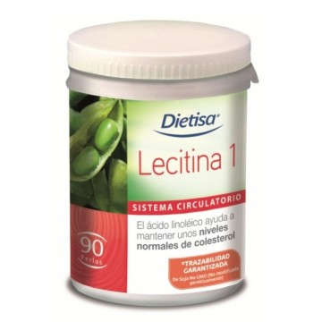 Lecitina de Soja 1000Mg 90 Perlas Dietisa