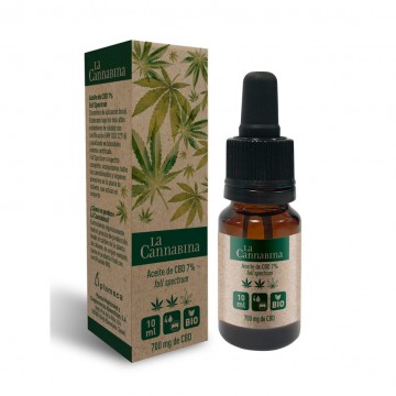 La cannabina Aceite CBD 7% Full Spectrum 10ml Plameca