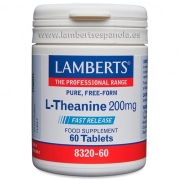 L-Teanina 200Mg Vegan 60comp Lamberts