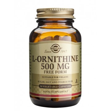 L-Ornitina 500 Mg 50caps Solgar