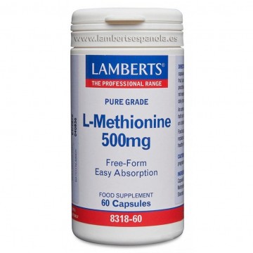 L-Metionina 500Mg 60caps Lamberts