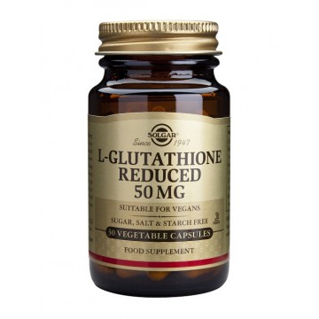 L-Glutatione Reduced 50Mg 30caps Solgar