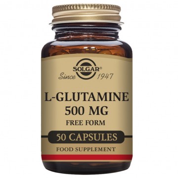 L-Glutamina 500Mg SinGluten Vegan 50caps Solgar