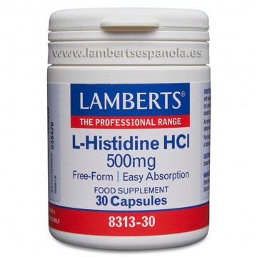 Histidina 500Mg 30caps Lamberts