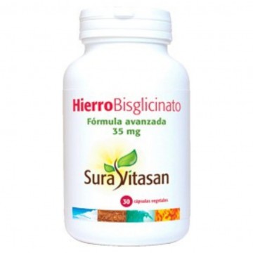 Hierro Bisglicinato 35Mg 30caps Sura Vitasan