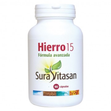 Hierro 15 Formula Avanzada 90caps Sura Vitasan