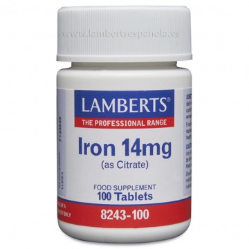 Hierro 14Mg Vegan 100comp Lamberts