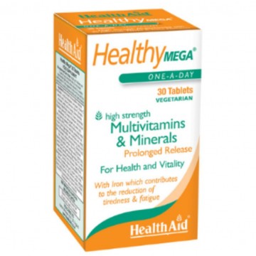 Healthymega Multivitamins & Minerals 30comp Health Aid