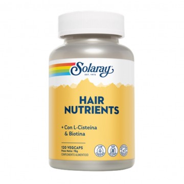 Hair Nutrients SinGluten Vegan 120caps Solaray