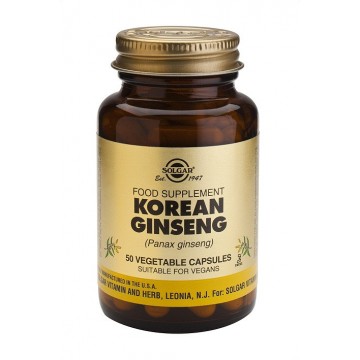 Ginseng Rojo Coreano 50caps Solgar