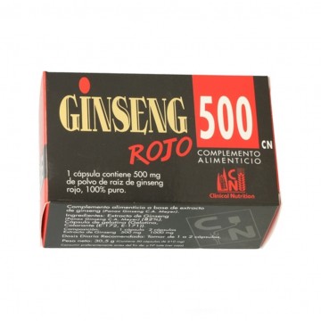 Ginseng Rojo Coreano 500Mg 50caps C N Dieteticos