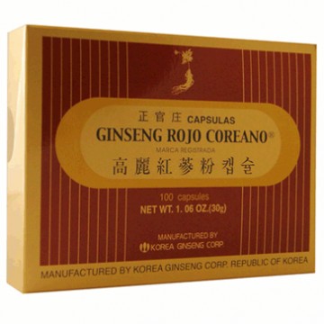 Ginseng Rojo Coreano 100caps GRC