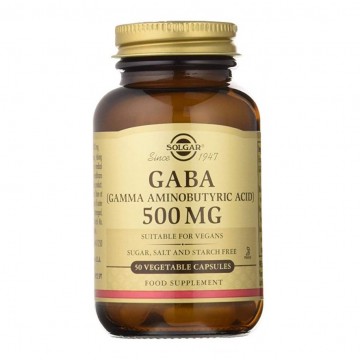 Gaba 500Mg SinGluten Vegan 50caps Solgar