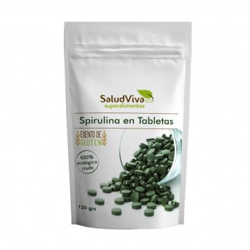 Espirulina SinGluten Eco Vegan 260comp Salud Viva