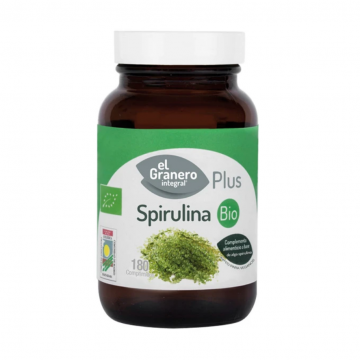 Espirulina Plus 500Mg Bio Vegan 180comp El Granero Integral