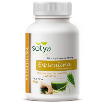 Espirulina 400Mg 200comp Sotya