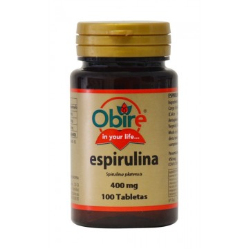 Espirulina 400Mg 100comp Obire