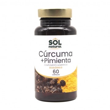 Curcuma Pimienta Negra Bio 60caps Solnatural