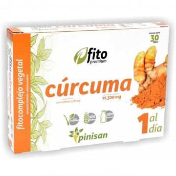 Curcuma Fitopremium SinGluten Vegan 30caps Pinisan