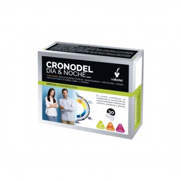 Cronodel Dia y Noche SinGluten Vegan 30caps Nova Diet