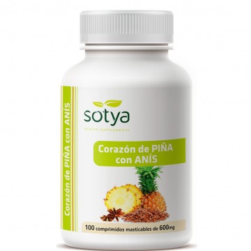 Corazon de Piña con Anis 600Mg 100comp Sotya