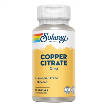 Cobre Citrato 2mg 60caps Solaray