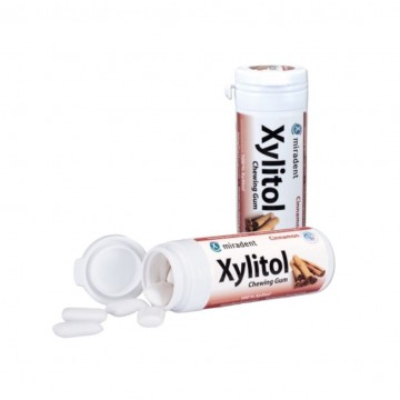 Chicles Xylitol Sabor Canela SinGluten 30uds Miradent