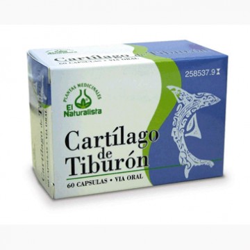 Cartilago Tiburon 500Mg 60caps El Naturalista