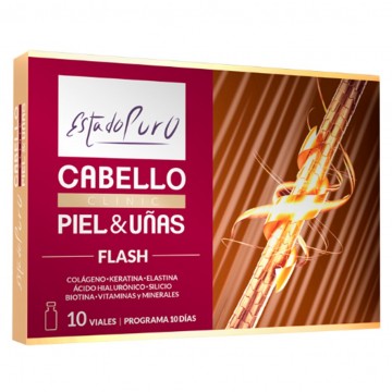 Cabello Piel y Uñas Flash 10 viales Estado Puro Tong-Il