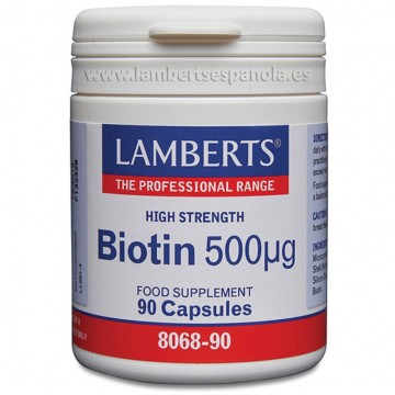 Biotina 500Mg 90caps Lamberts