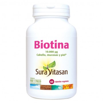 Biotina 10000Mg 60caps Sura Vitasan